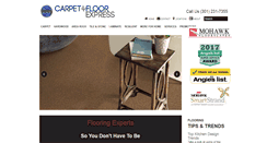 Desktop Screenshot of carpetandfloorexpress.com